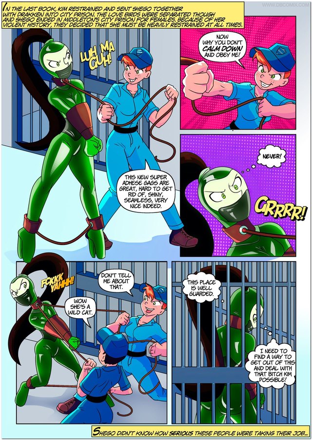 Kim Possible Unzipping Cum Porn - DBComix] Impossibly Obscene 4 - Shego in Prison