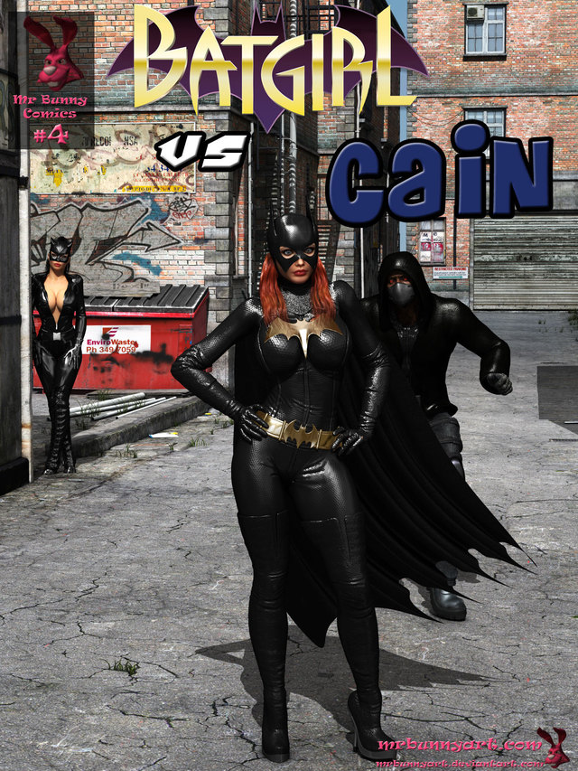 Kinky Batgirl Dominating Tranny - MrBunnyArt] Batgirl vs Cain (Batman) [English]