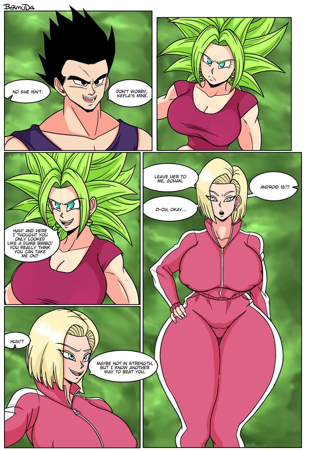 Android 18 Cumshot Porn - Bermuda art) Kefla vs Android 18