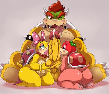 Bowser (King Koopa) Mario Wendy O.  Koopa Prinsess Daisy